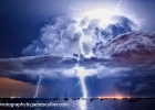 Lightning over Corio bay